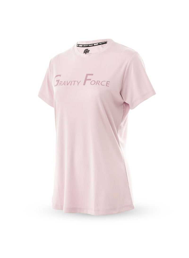 گریوِٹی فورس تيشيرت نسائي جرافيتي فورس بقصة ضيقة – قطن ناعم مسامي بأكمام قصيرة لصيف مريح، ياقة دائرية، ملابس كاجوال يومية ورياضية للجم والنشاطات - Image 2